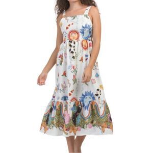 Bellambra Italy Conversational Midi Dress Sz. M